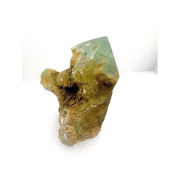 Beautiful Prehnite Raw Edge Point - Picture 3 of 8